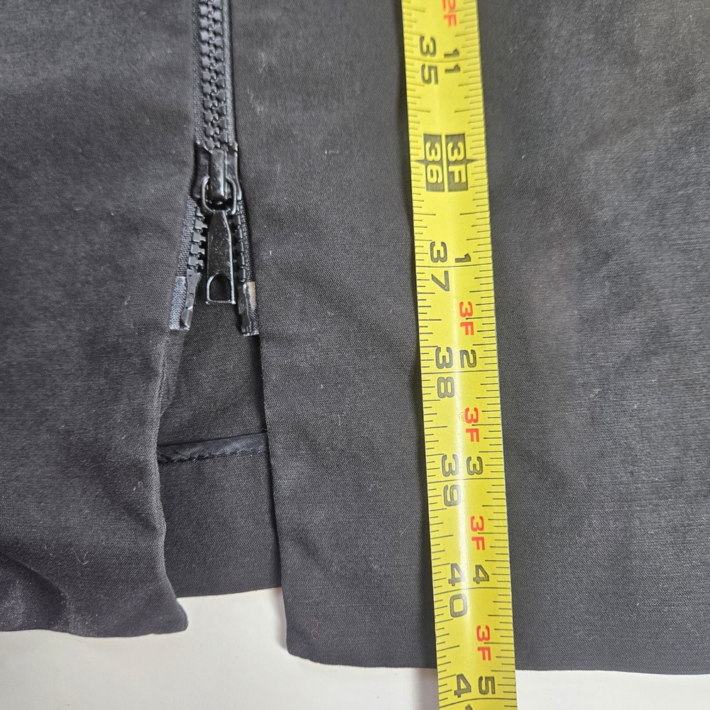 Lafayette 148 New York Black Full Zip Utility Short Sleeve Sheath Dress 18W - Picture 8 of 14